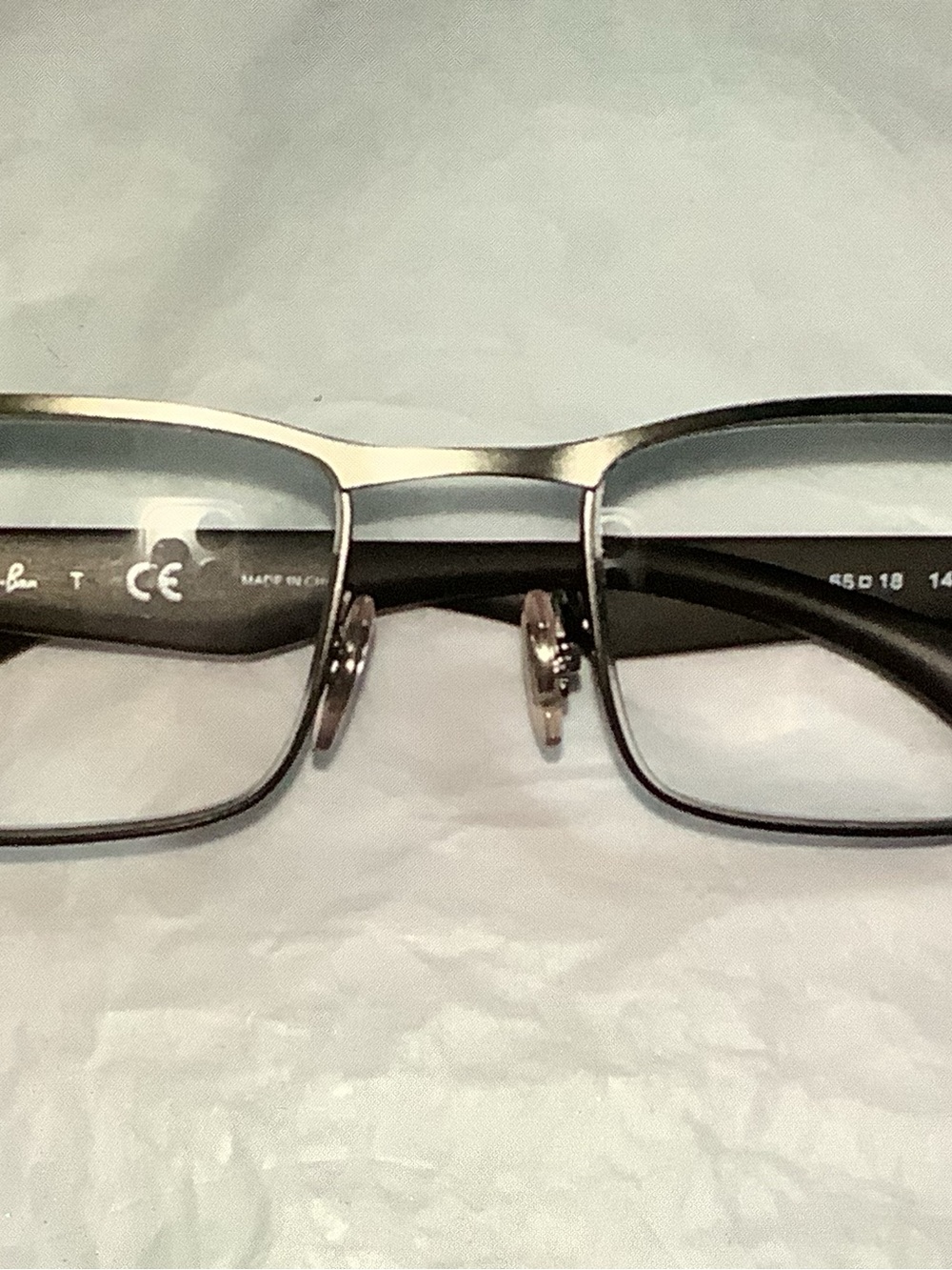 Ray-Ban RB6332 rectangular metal frames. - Picture 2 of 7